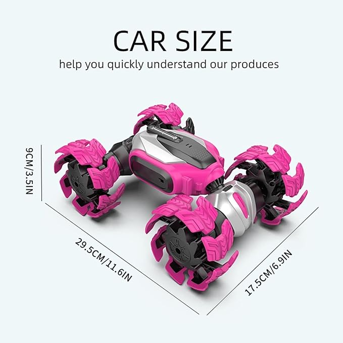 TWISTED STUNT CAR WITH WATCH CONTROL