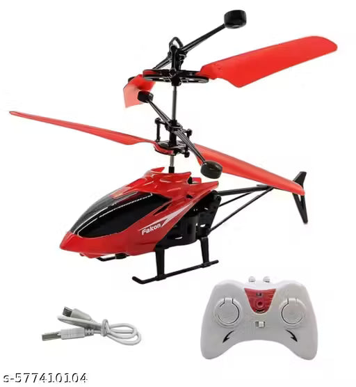 Flying Helicopter With Remote