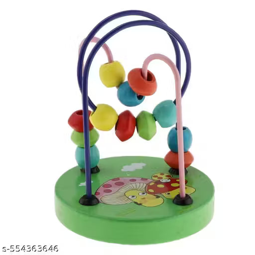 Wooden Bead Maze Roller Coaster